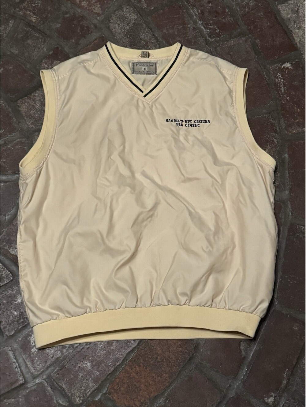 Hardee’s-RBC-Centura BSA Classic Golf V-Neck Sleeveless Vest Dunbrooke Size XXL